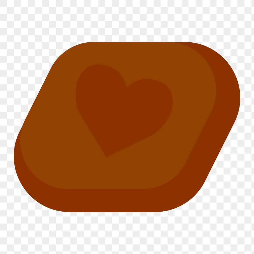 Valentine&rsquo;s gift chocolate png cute design element