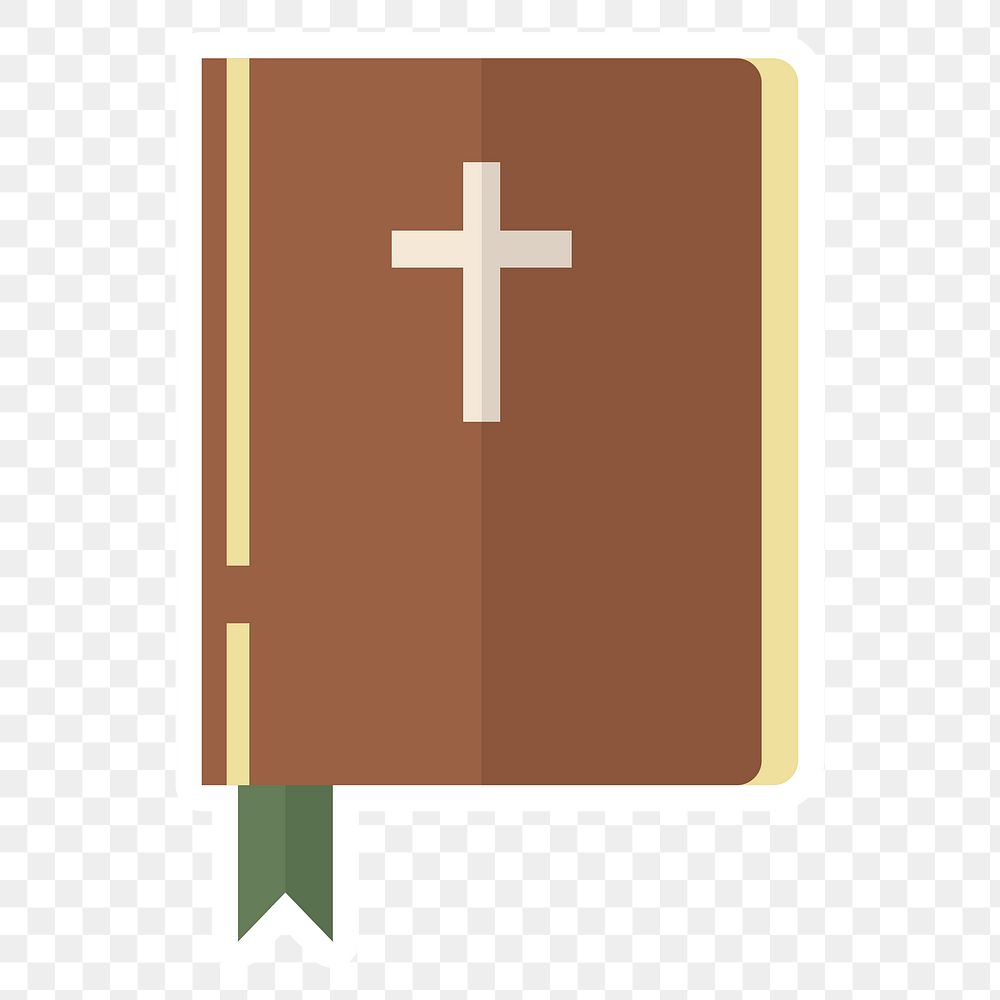 The holy bible sticker design element