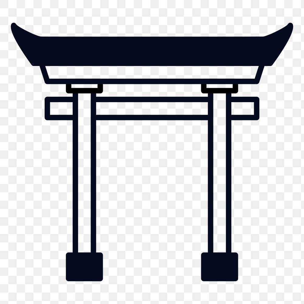 Japanese Torii gate design element