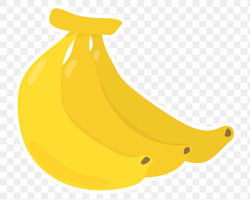 Png pastel clipart banana fruit sticker