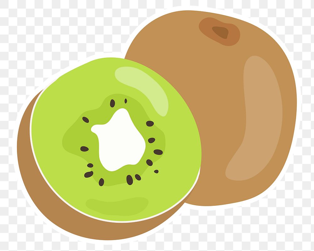 Png pastel avocado fruit sticker clipart