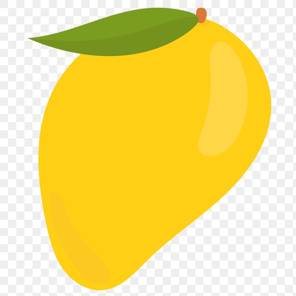 Png pastel mango fruit sticker clipart