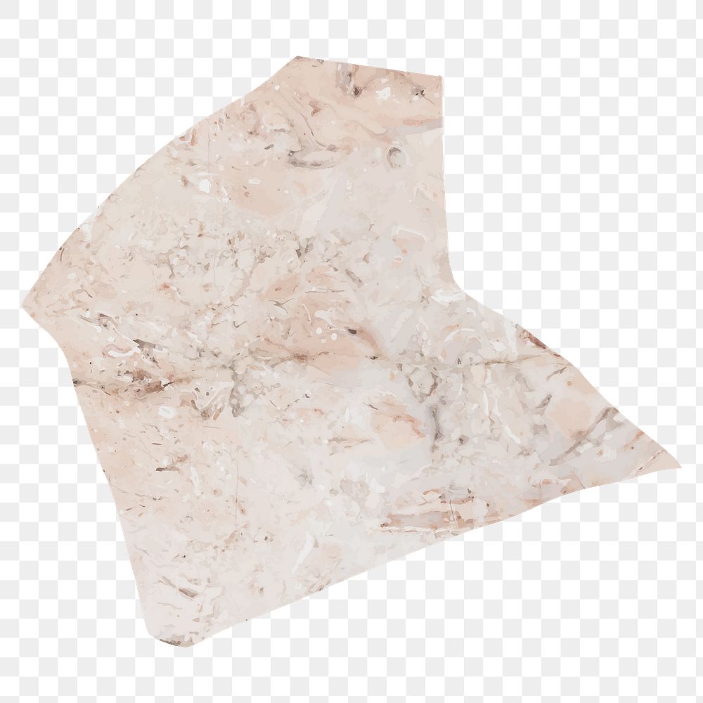 Brown marble textured badge transparent png