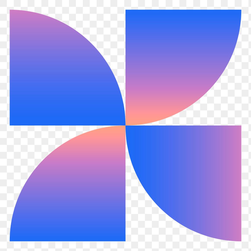 Colorful spin gradient element