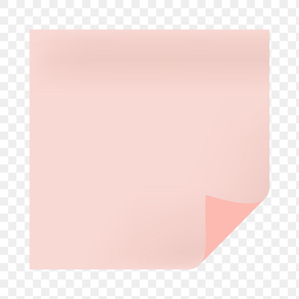 Pink square paper note social ads template transparent png
