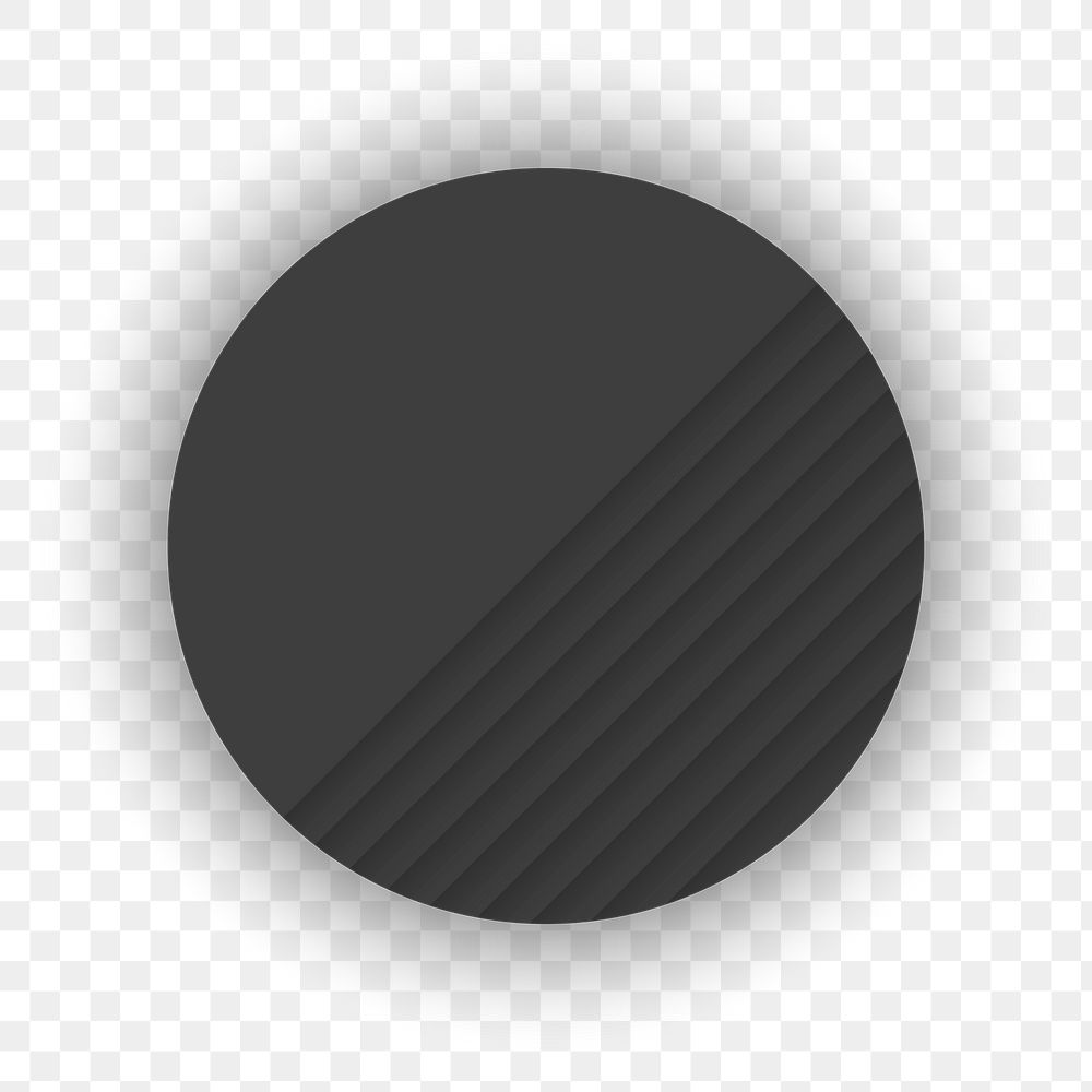 Black geometric circle design social banner