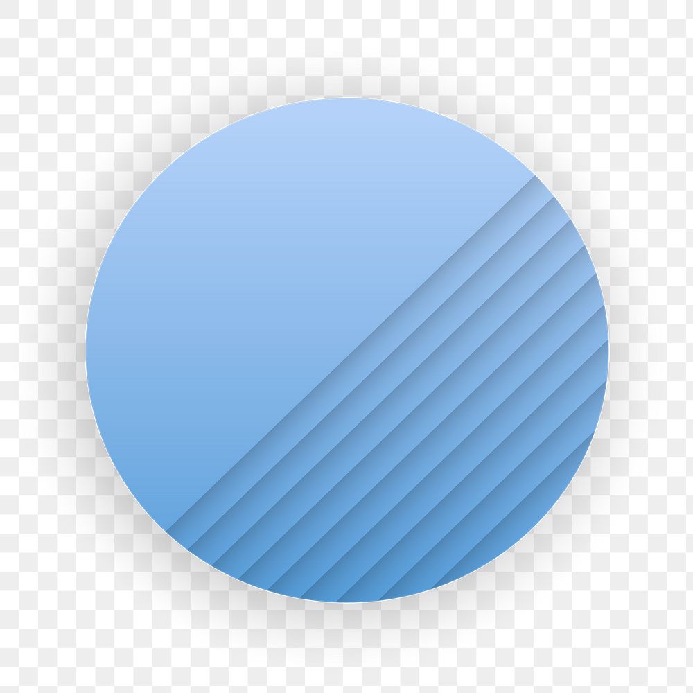 Blue geometric circle design social banner