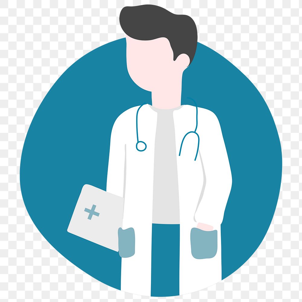 Doctor, medical healthcare pfrofessional character | Premium PNG ...