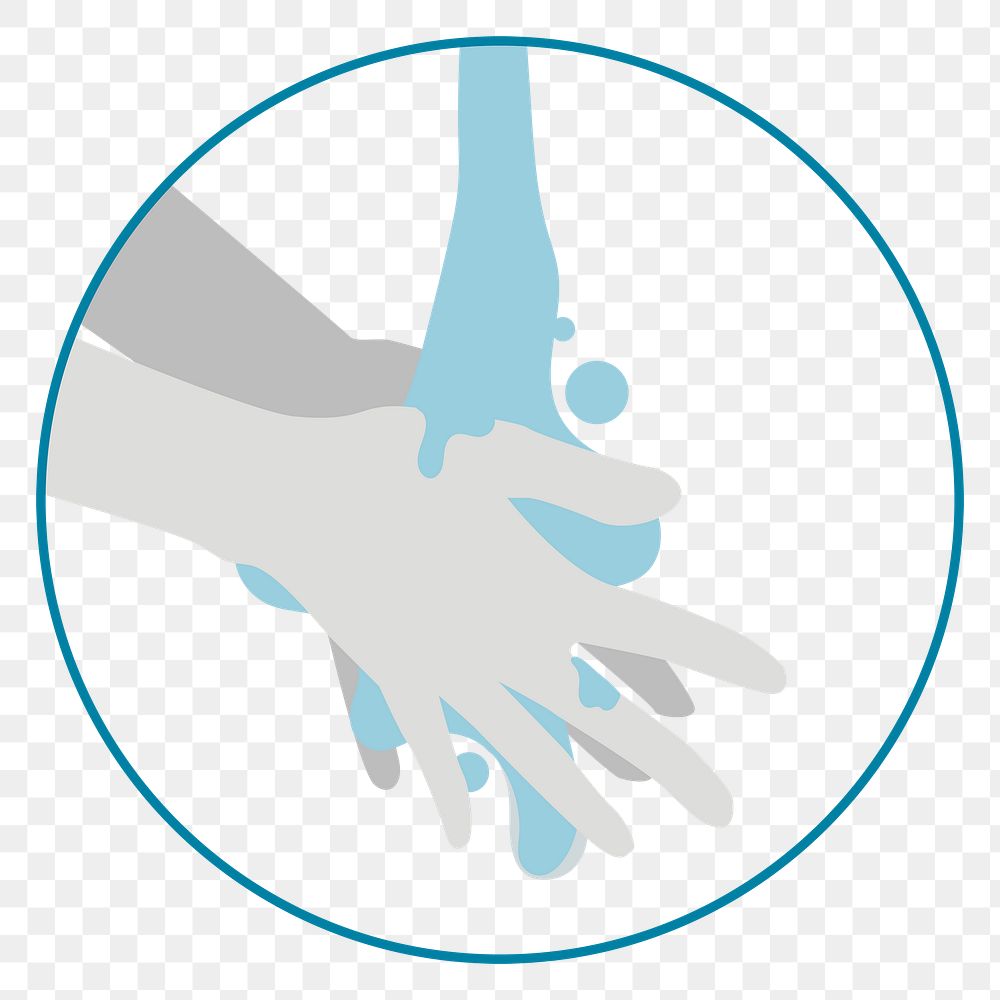 Hand washing procedure to disinfect against covid 19 transparent png