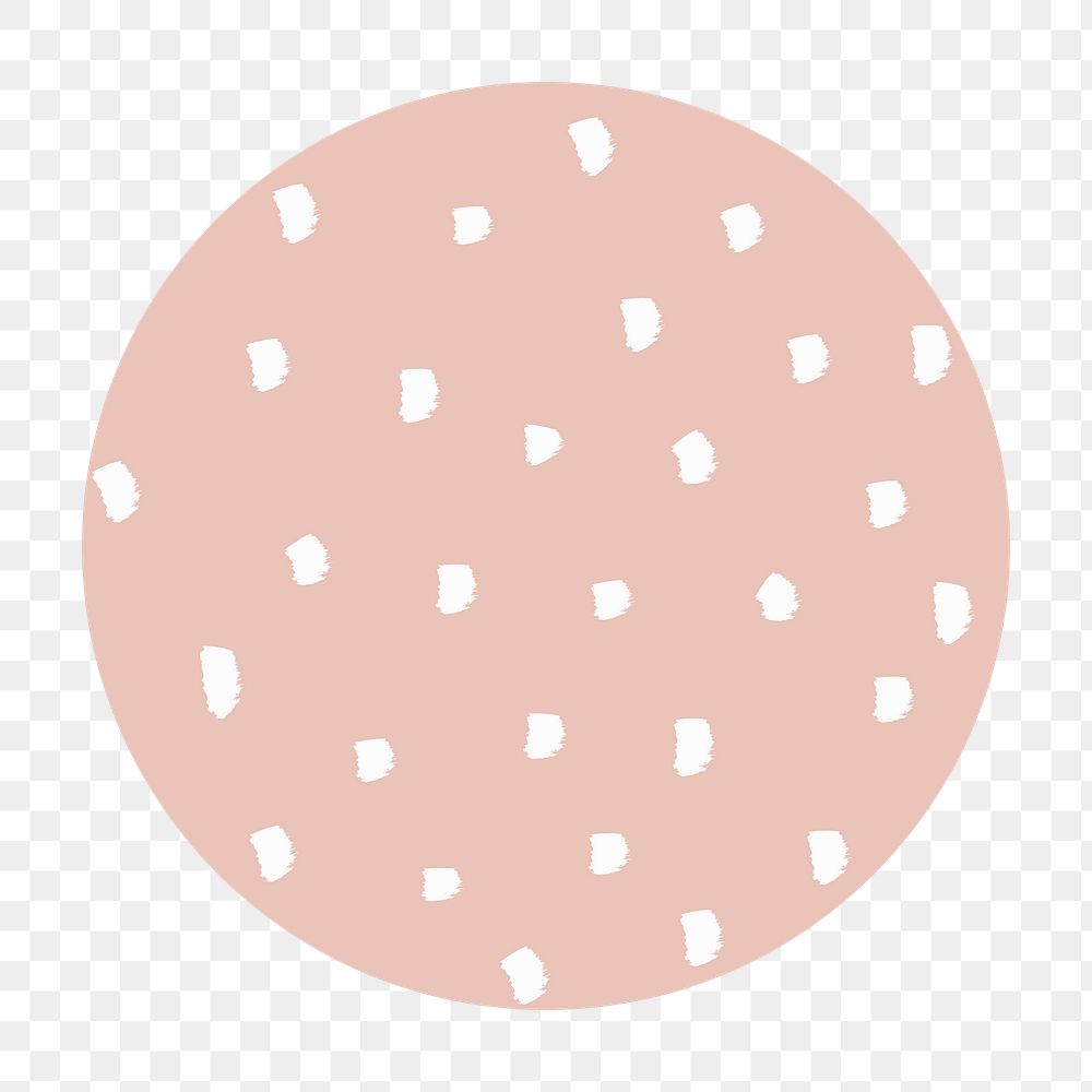 Minimal polka dot doodle social story highlight sticker overlay