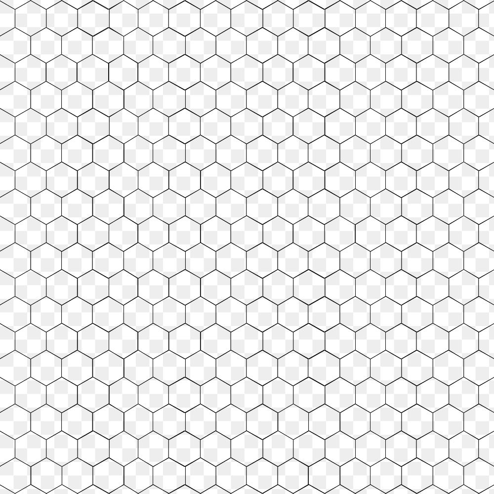 Black hexagonal patterned background design element