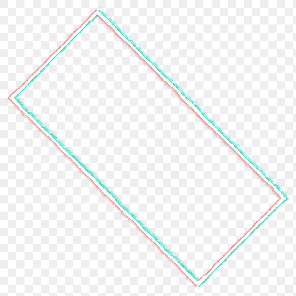 Geometric rectangle shape design element 