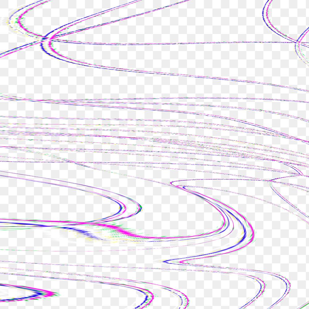Pink and purple glitch wave effect design element
