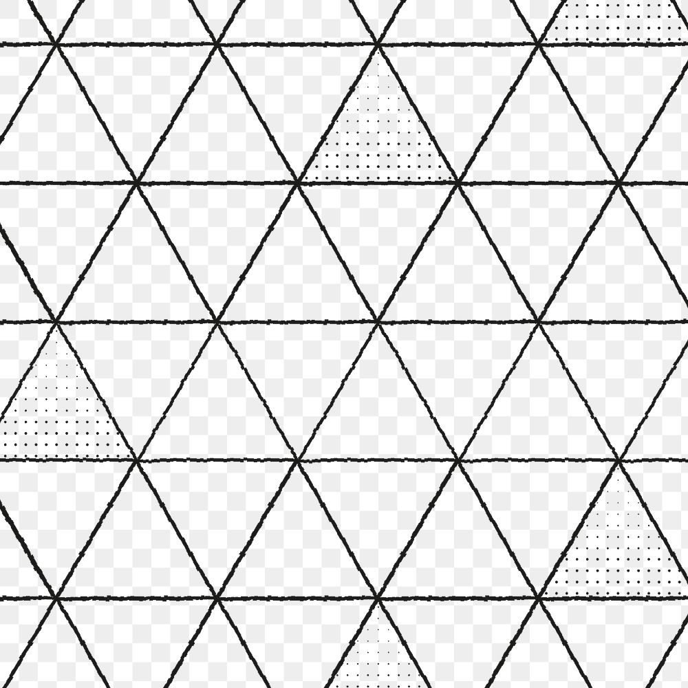 Seamless 3D triangle pattern design element 