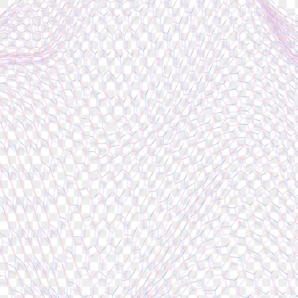 Png purple 3D wave pattern design