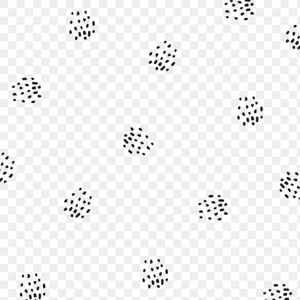 Black dot patterned background design element