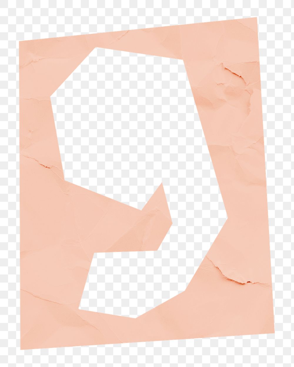 Png number 9 font paper cut typography