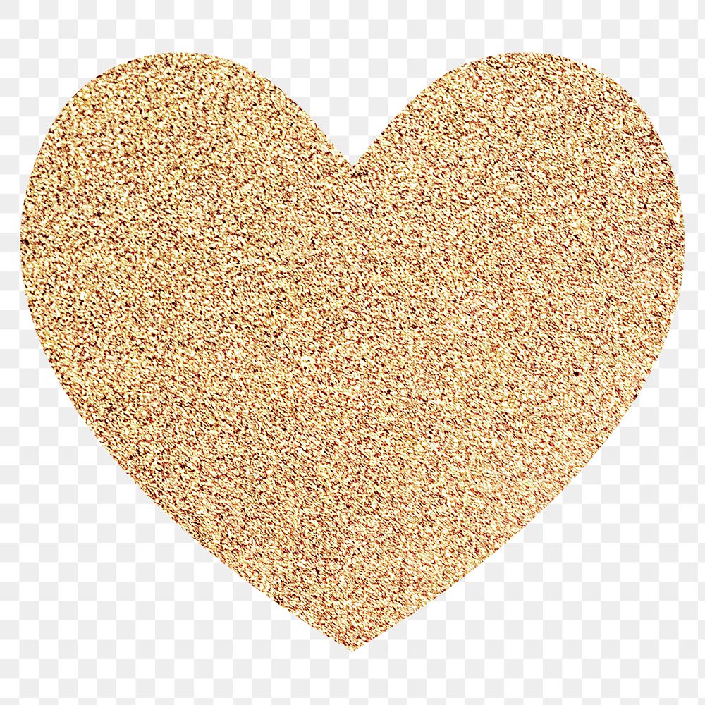 Glitter heart sticker transparent png | Premium PNG Sticker - rawpixel