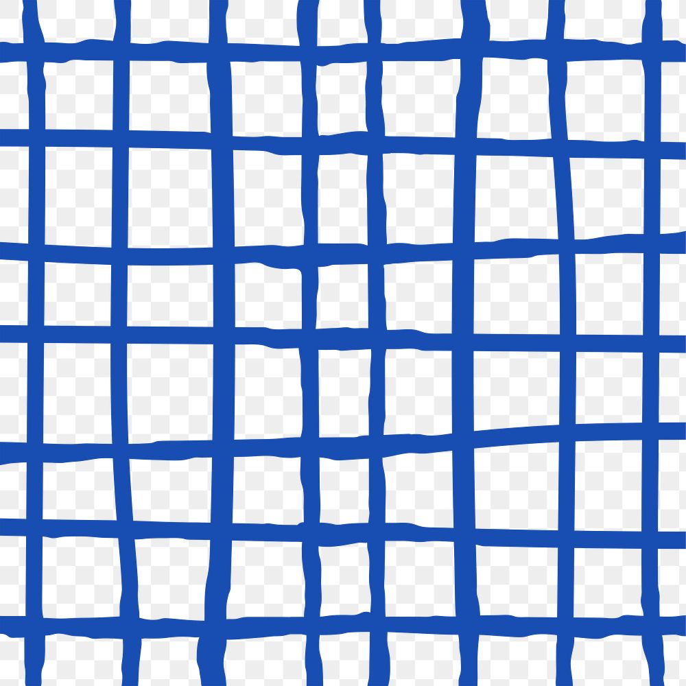 Png blue grid on transparent background