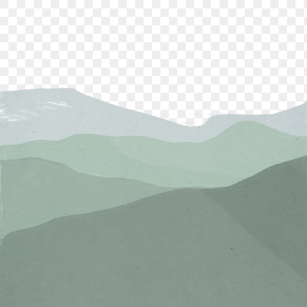 Png green mountains transparent background