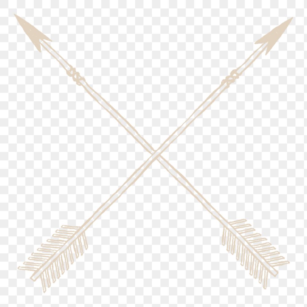  Png crossed arrow logo in rodeo theme