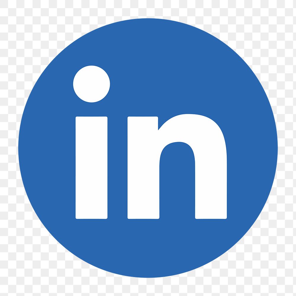LinkedIn png social media icon. 7 JUNE 2021 - BANGKOK, THAILAND
