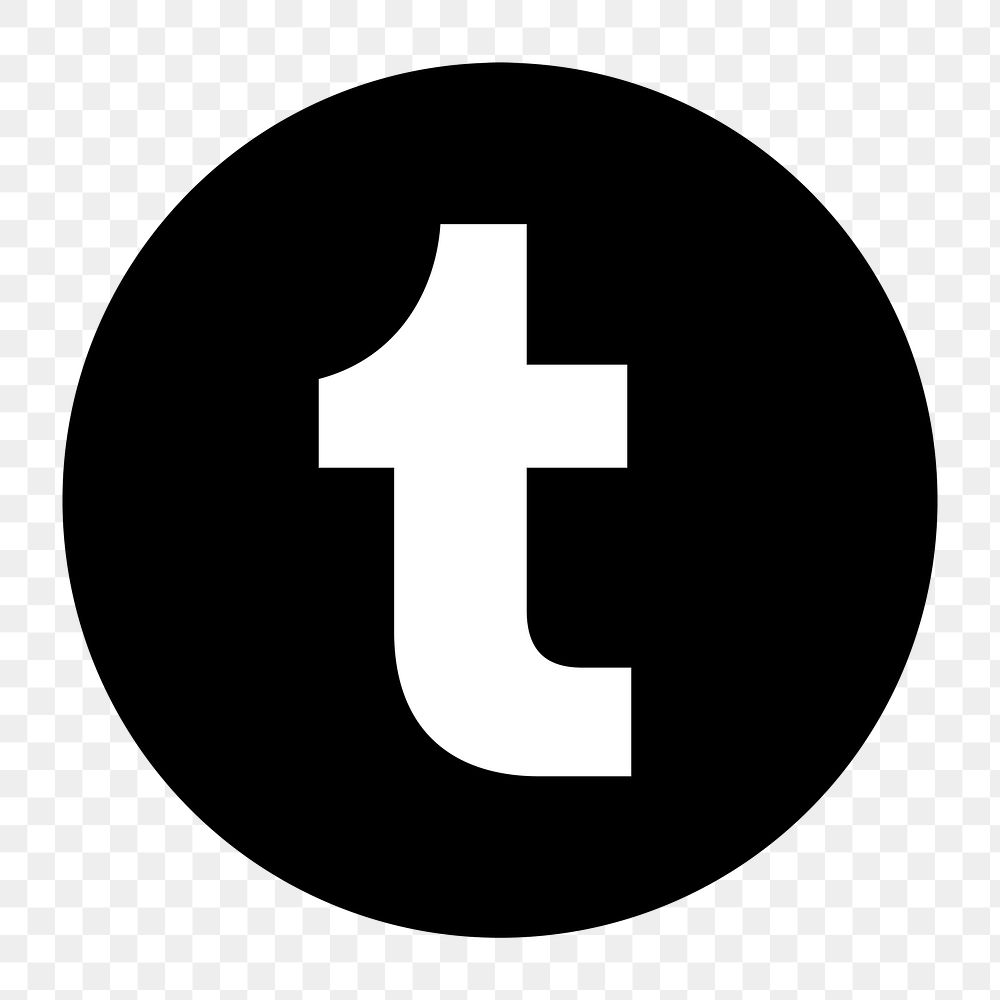 Tumblr flat graphic icon for social media in png. 7 JUNE 2021 - BANGKOK, THAILAND