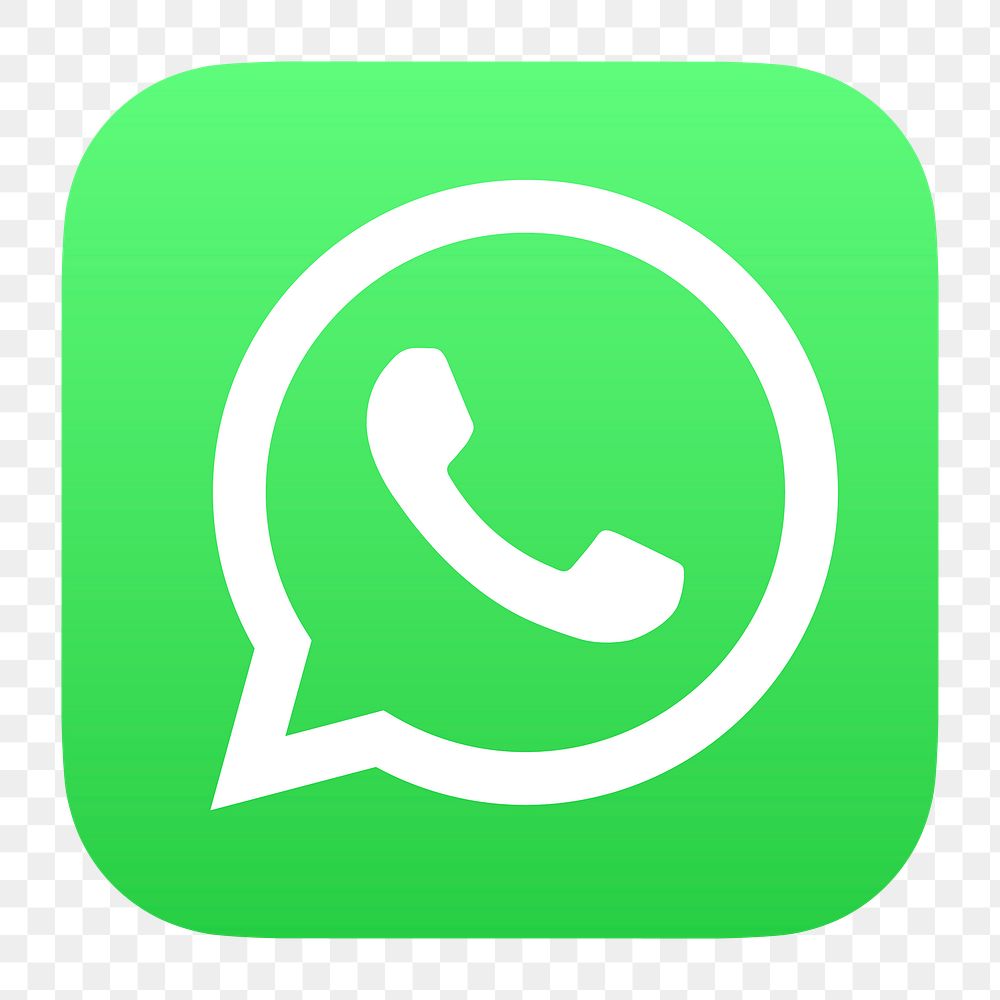 WhatsApp png social media icon. 7 JUNE 2021 - BANGKOK, THAILAND