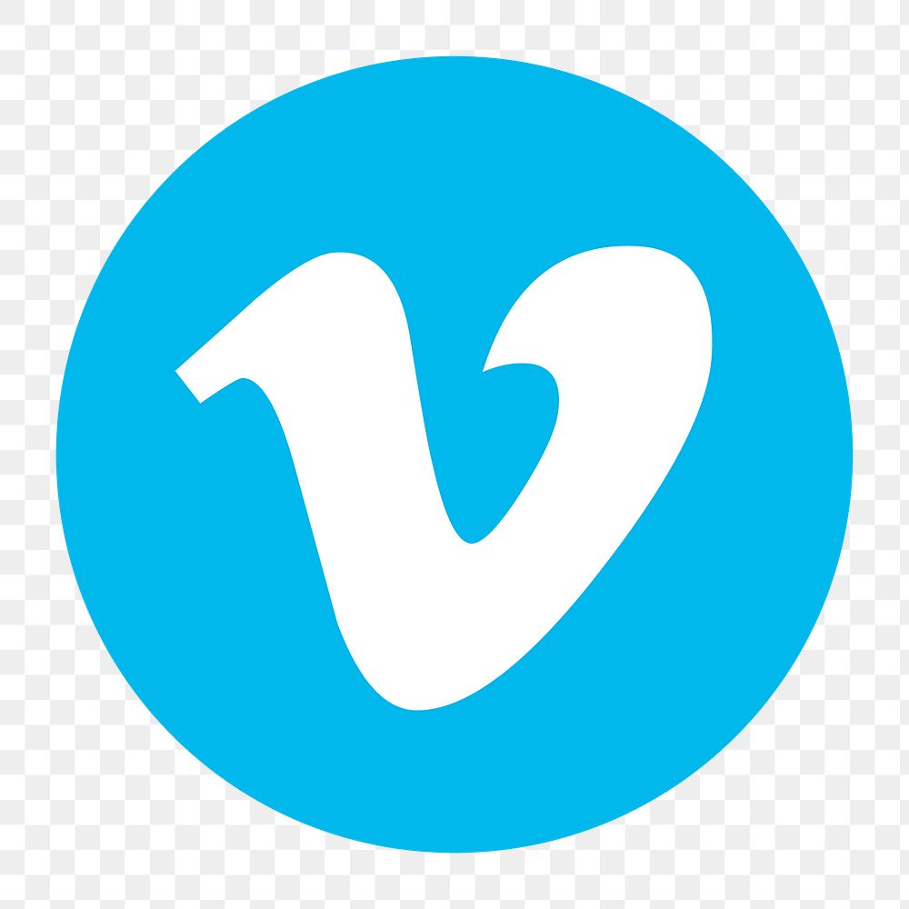 Vimeo png social media icon. 7 JUNE 2021 - BANGKOK, THAILAND