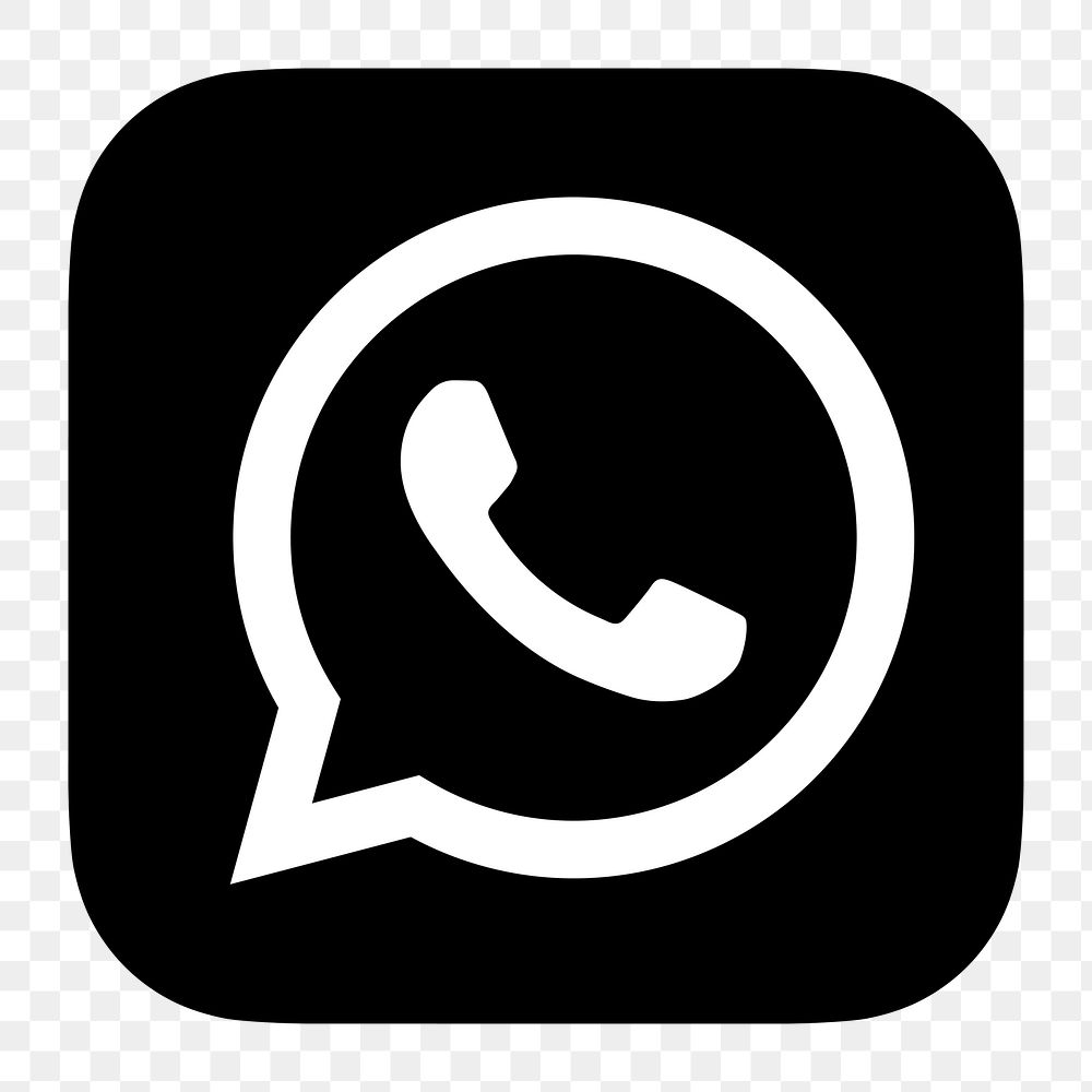WhatsApp flat graphic icon for social media in png. 7 JUNE 2021 - BANGKOK, THAILAND