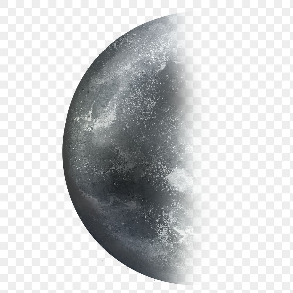 Png half moon design element