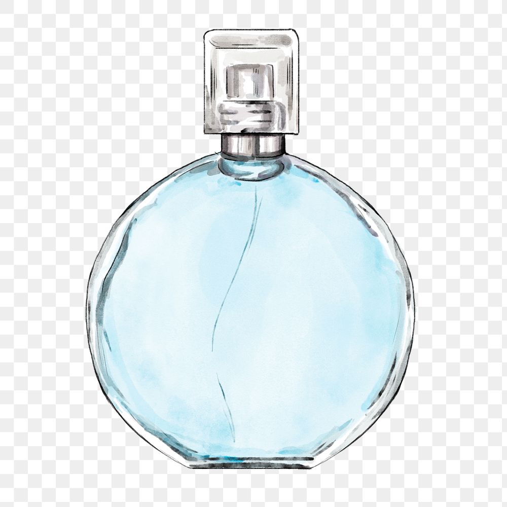 Png women's perfume bottle hand drawn design element