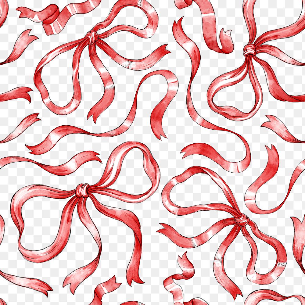 Png red ribbon Christmas background