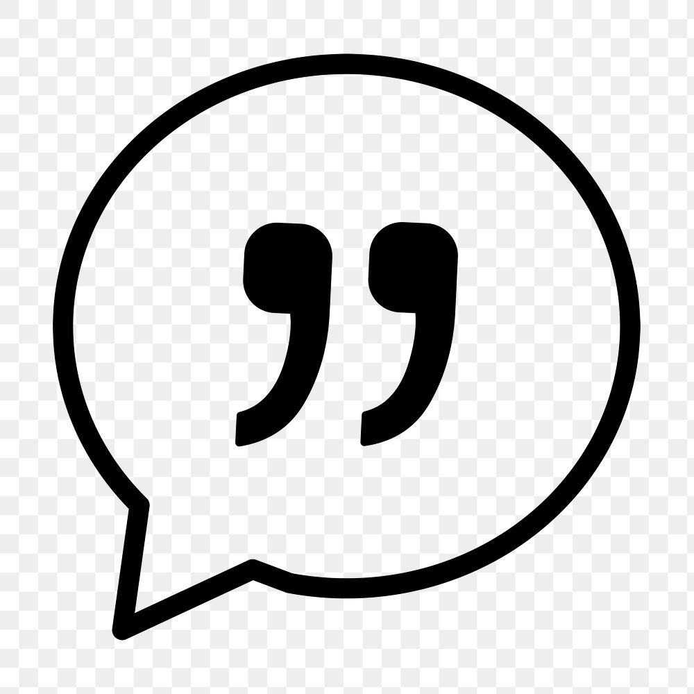 Png speech bubble chat icon for instant messaging app in style