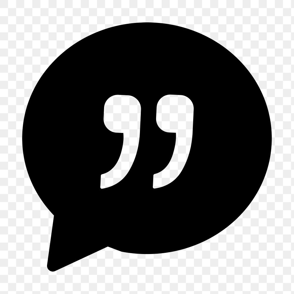 Png speech bubble chat icon for instant messaging app in style
