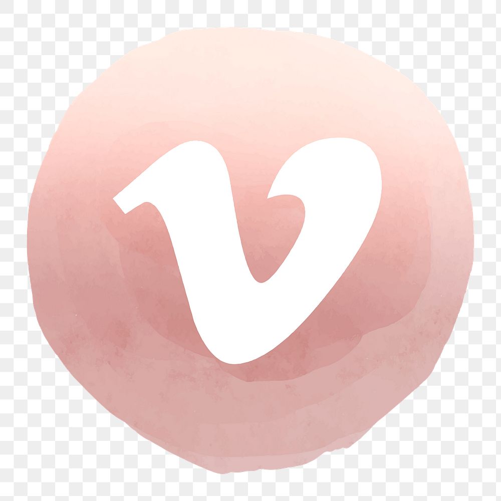 Vimeo logo gradient social media icon PNG - Similar PNG
