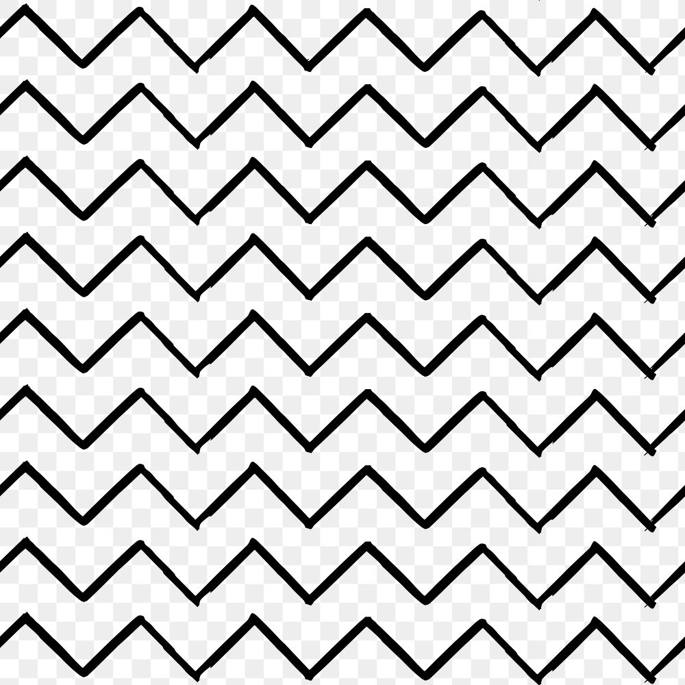 Png pattern of chevron ink brush texture transparent background