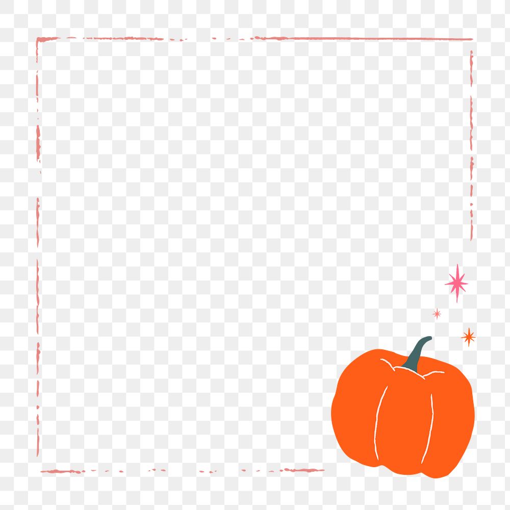 Happy Halloween frame png transparent background