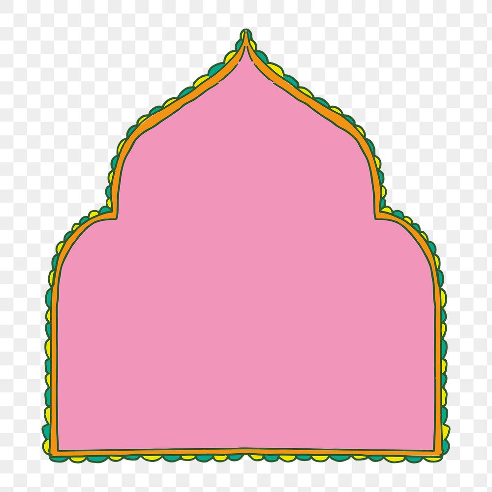 Png transparent Indian rangoli frame element