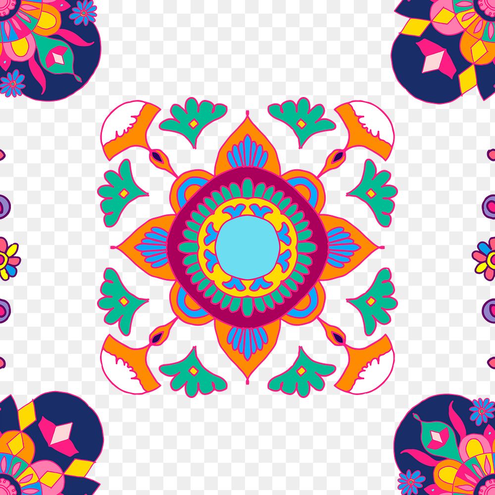 Diwali Indian png mandala pattern background