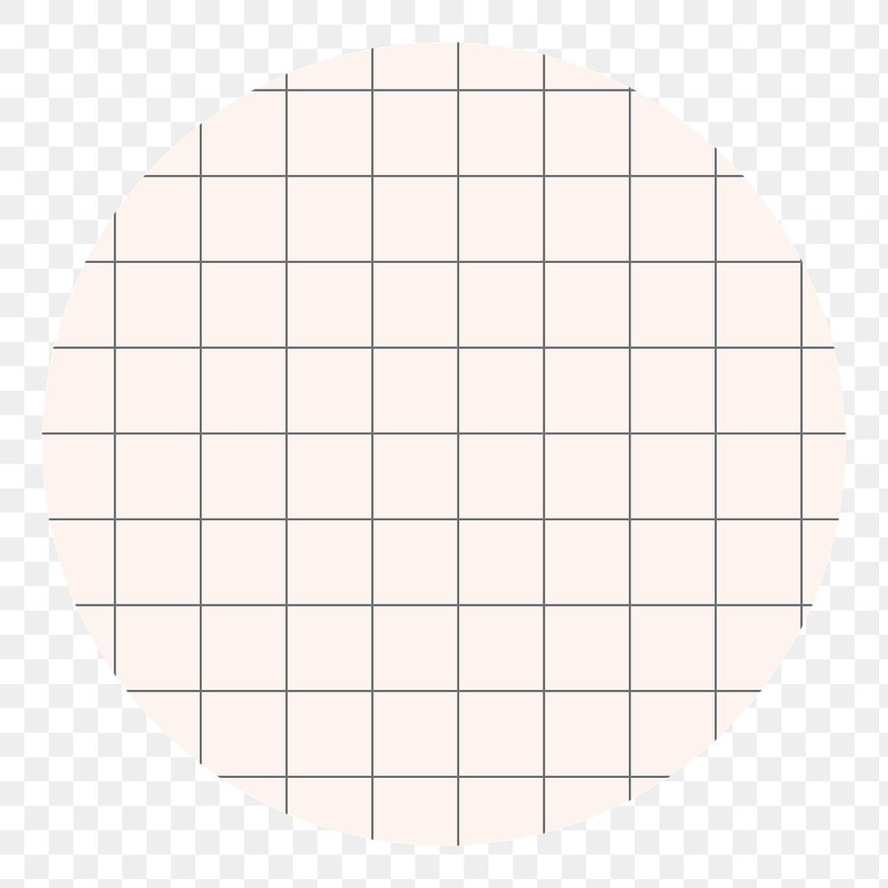 Blank circle grid notepad design sticker