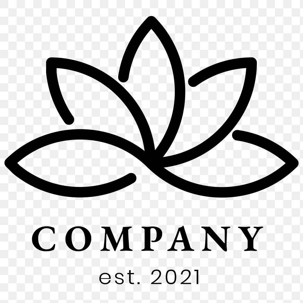 Business logo png floral brand design