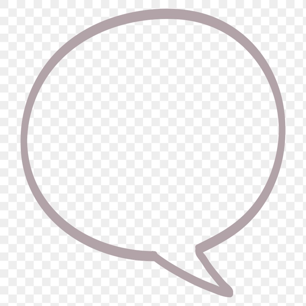 Purple speech balloon png business clipart