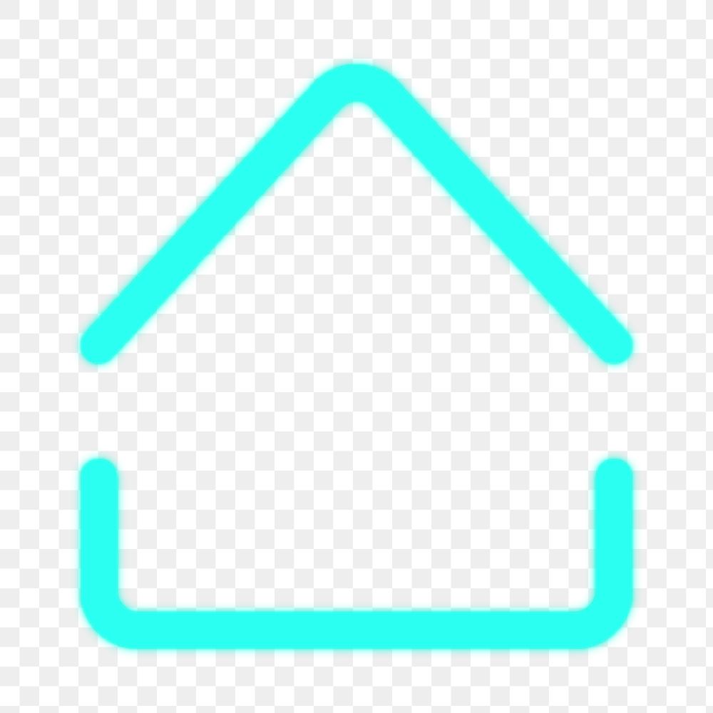 Png blue home symbol UI