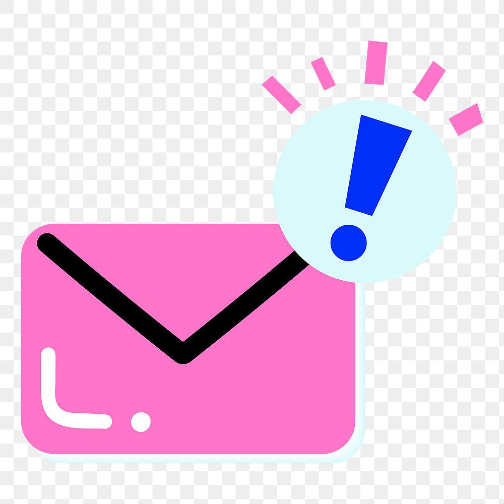 Png funky message notification transparent icon
