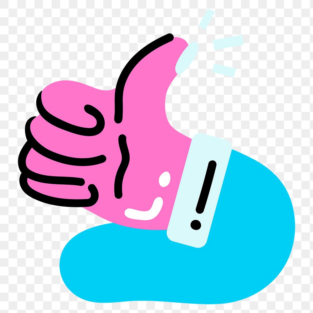 Png thumbs up icon for social media