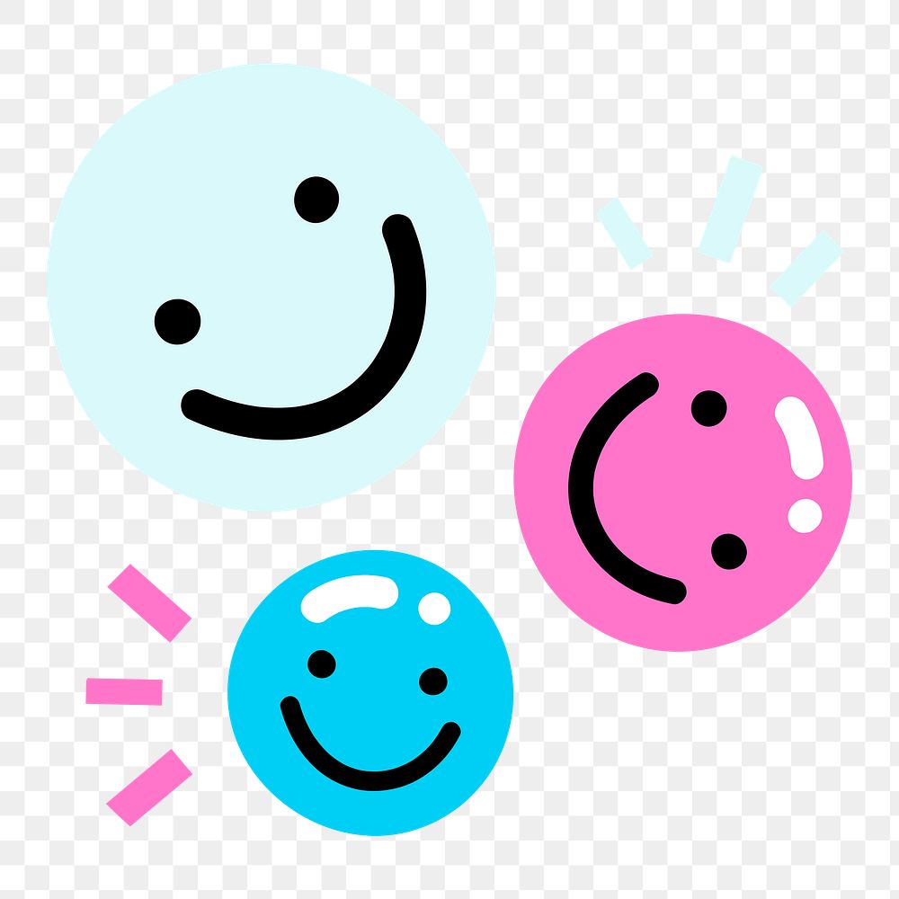 PNG smiley emoji icon set
