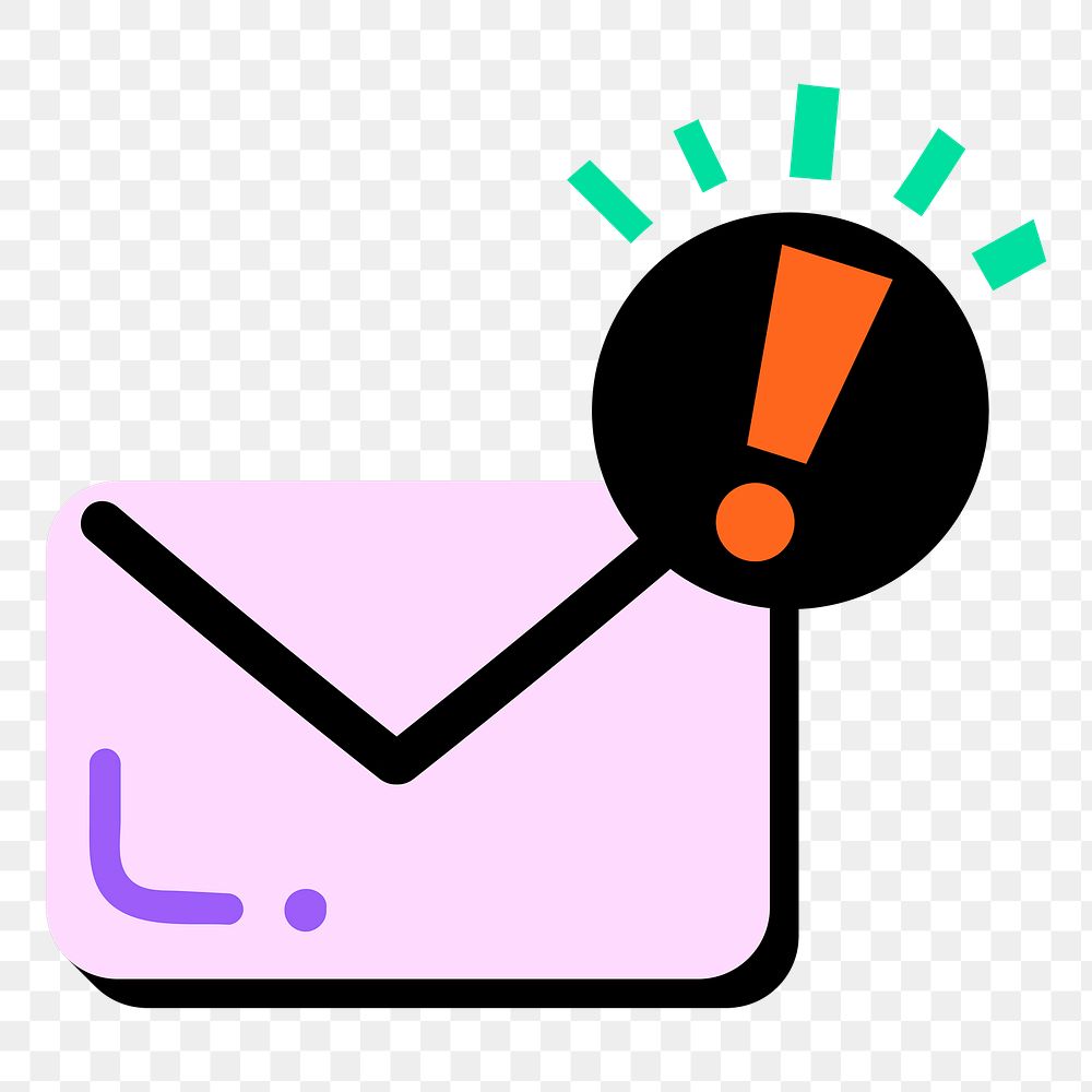 Png message notification icon transparent background