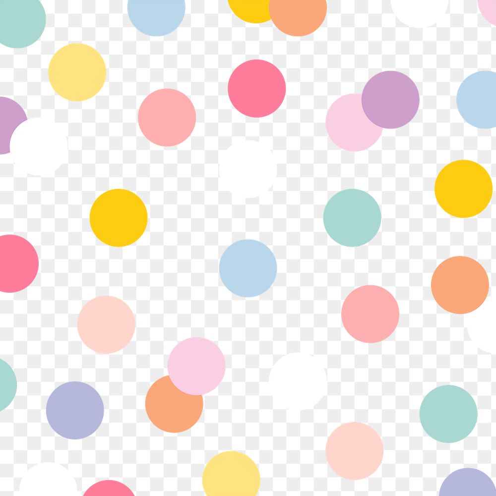 PNG pastepolka dot pattern transparent background