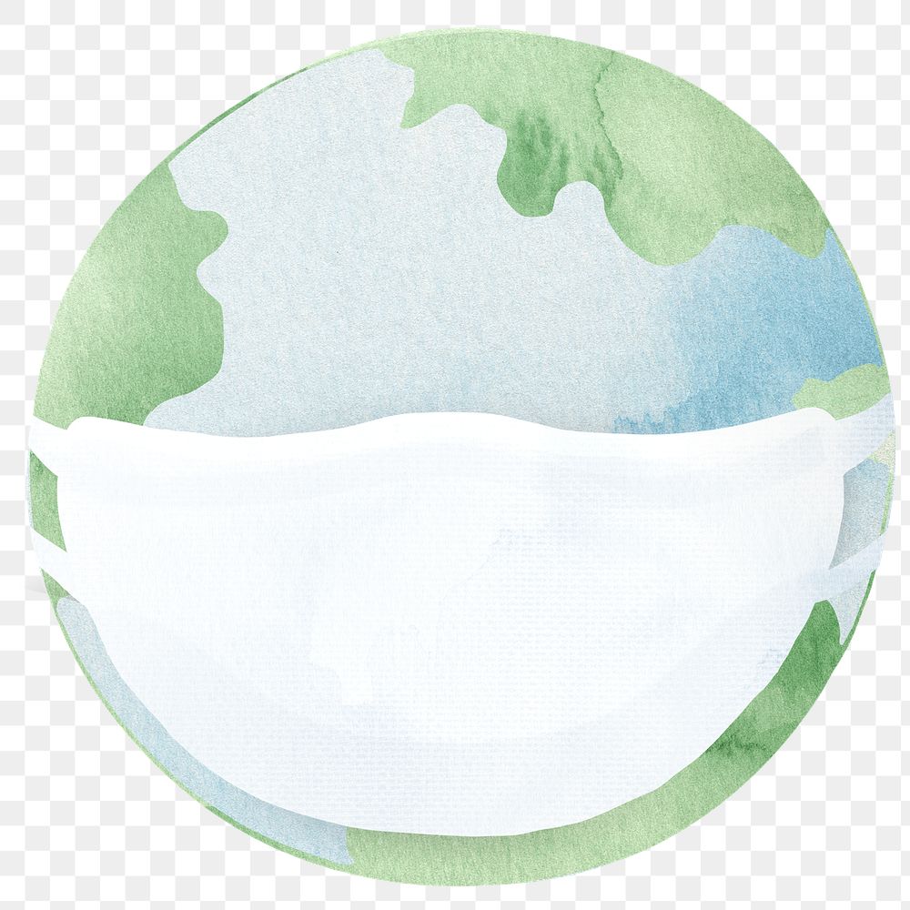 Earth png in the new normal design element